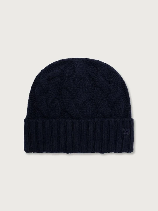Obrázek produktu Weekend Max Mara pletená čepice dámská kašmírová WKAZAMPA námořnická modř