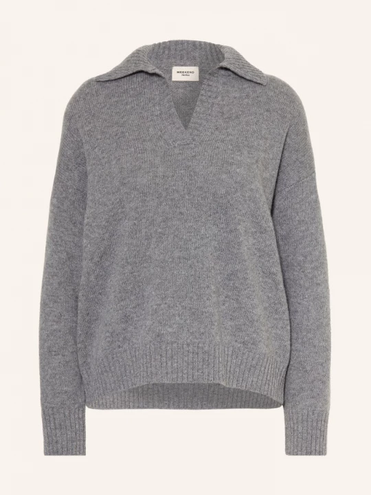 Obrázek produktu Weekend Max Mara Pletená Polokošile Agre šedá