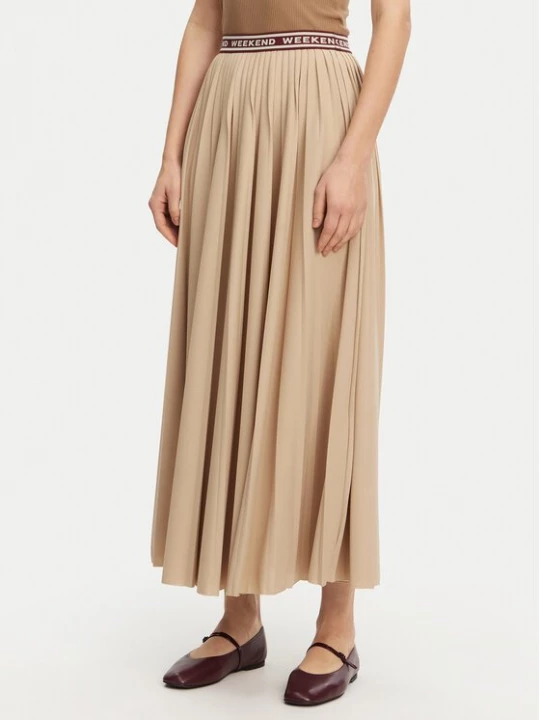 Obrázek produktu Weekend Max Mara Plisovaná sukně Bleu 2515771031 Béžová Regular Fit