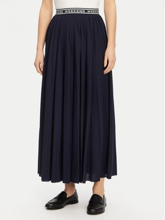 Obrázek produktu Weekend Max Mara Plisovaná sukně Bleu 2515771031 Tmavomodrá Regular Fit