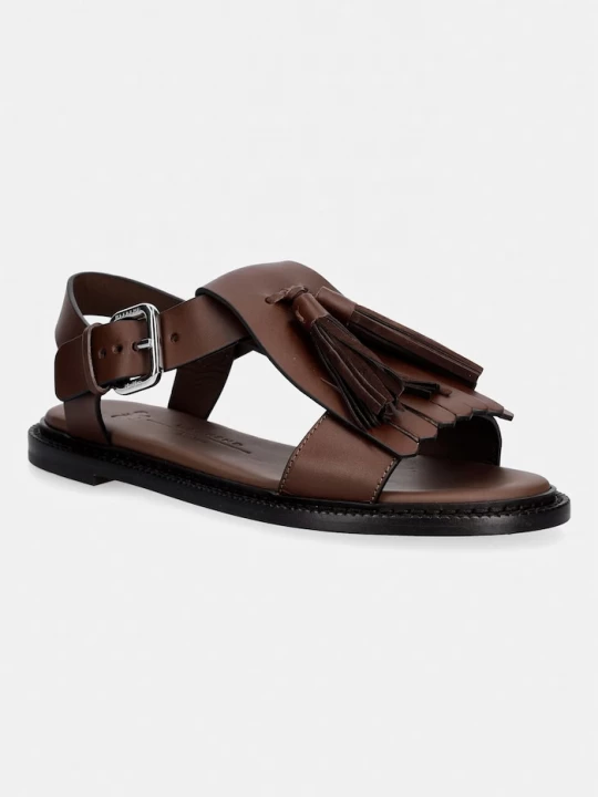 Obrázek produktu Weekend Max Mara sandály dámské kožené Wkaarte hnědá
