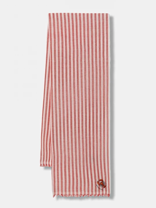 Obrázek produktu Weekend Max Mara Šátek dámský s příměsí lnu APERA červená