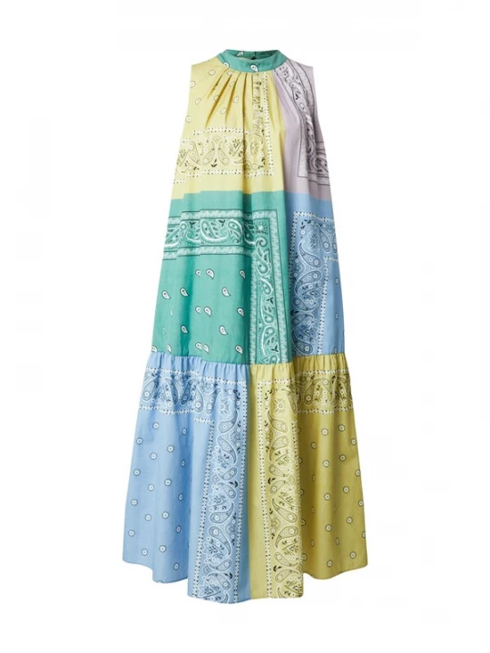 Obrázek produktu Weekend Max Mara Šaty 'REGNO' světlemodrá / žlutá / zelená / šeříková