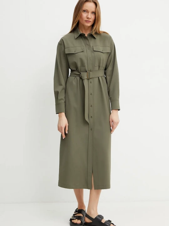 Obrázek produktu Weekend Max Mara Šaty z vlněné směsi Weekend Max Mara zelená