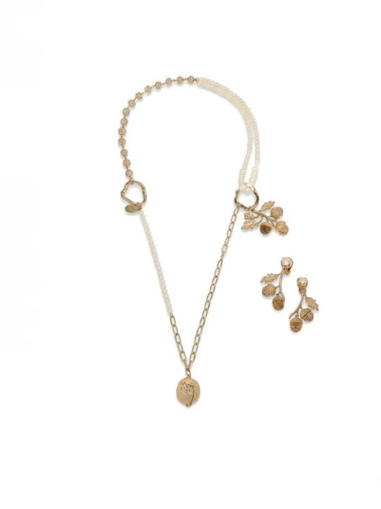 Obrázek produktu Weekend Max Mara Set náušnice a náhrdelník 2615751104650 Zlatá