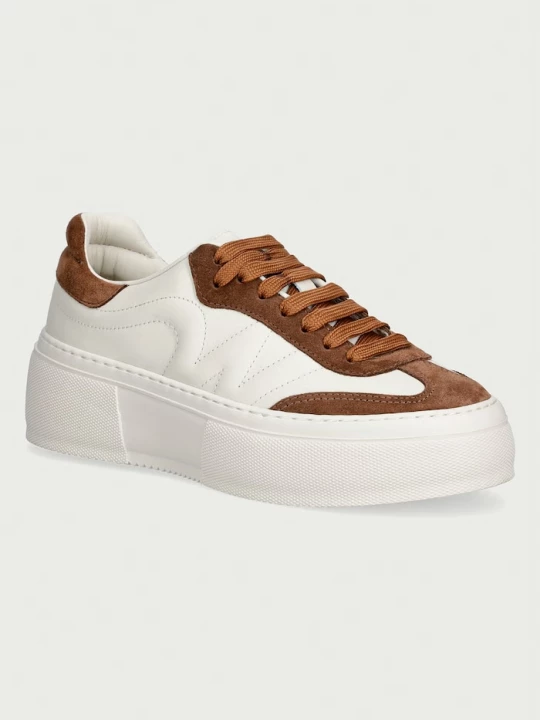 Obrázek produktu Weekend Max Mara sneakers boty dámské kožené béžová