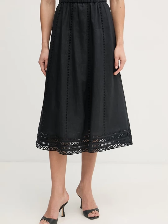 Obrázek produktu Weekend Max Mara sukně lněná GERGO černá