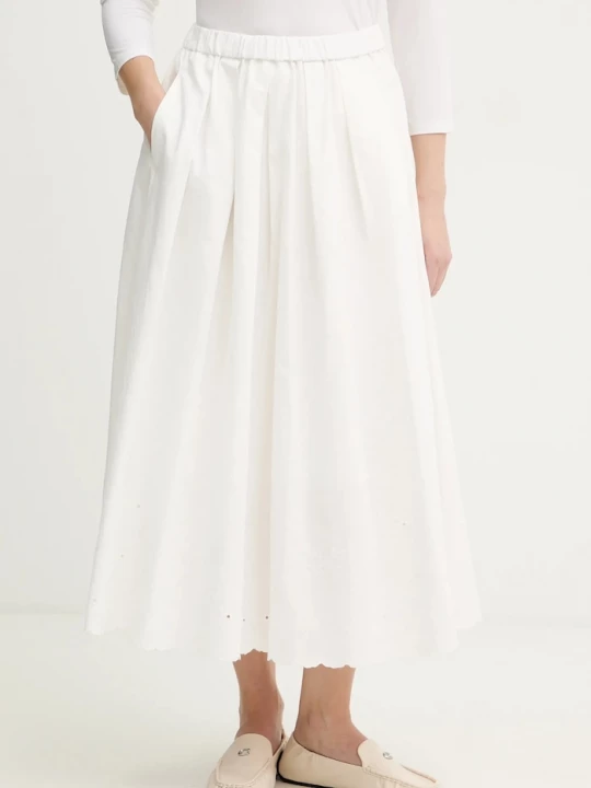 Obrázek produktu Weekend Max Mara Sukně s přídavkem lnu Weekend Max Mara PIO béžová