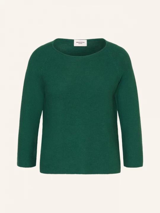 Obrázek produktu Weekend Max Mara Svetr Addotto S 3/4 Rukávy tmavě zelená
