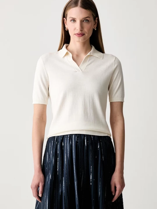 Obrázek produktu Weekend Max Mara svetrové polo dámské hedvábím WKDRONCOLO béžová