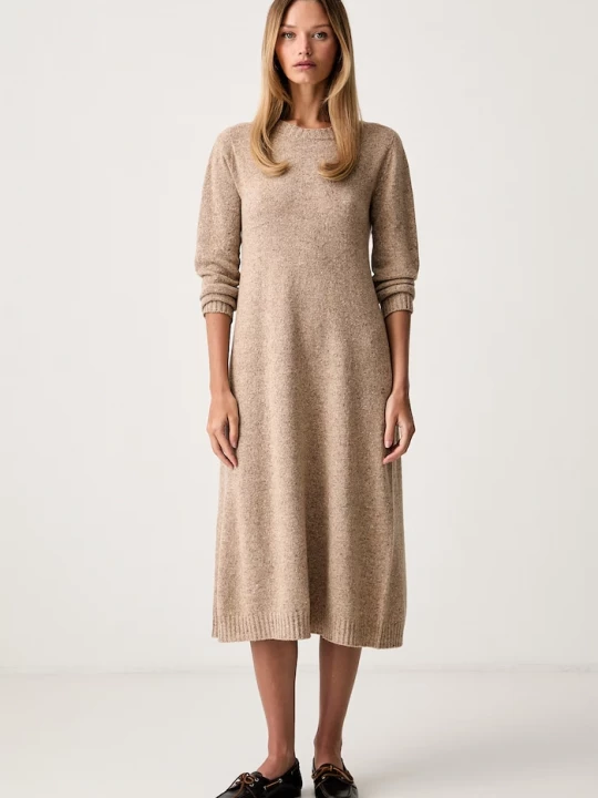 Obrázek produktu Weekend Max Mara svetrové šaty vlnou WKDGOCCIA béžová