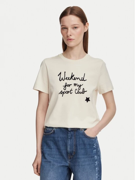 Obrázek produktu Weekend Max Mara T-Shirt Edison 2625976041 Krémová Regular Fit