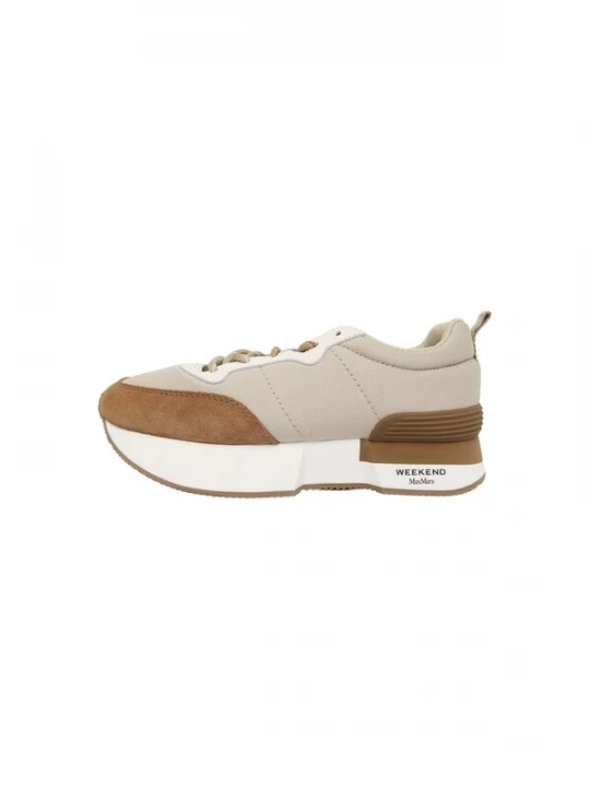 Obrázek produktu Weekend Max Mara Tenisky 'WKAZAMBRA' slonová kost / tmavě béžová / koňaková
