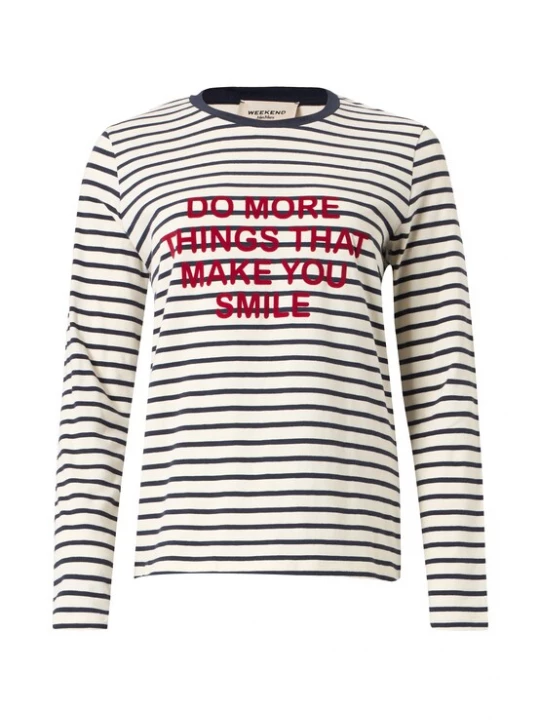Obrázek produktu Weekend Max Mara Tričko 'VICINO' námořnická modř / purpurová / offwhite