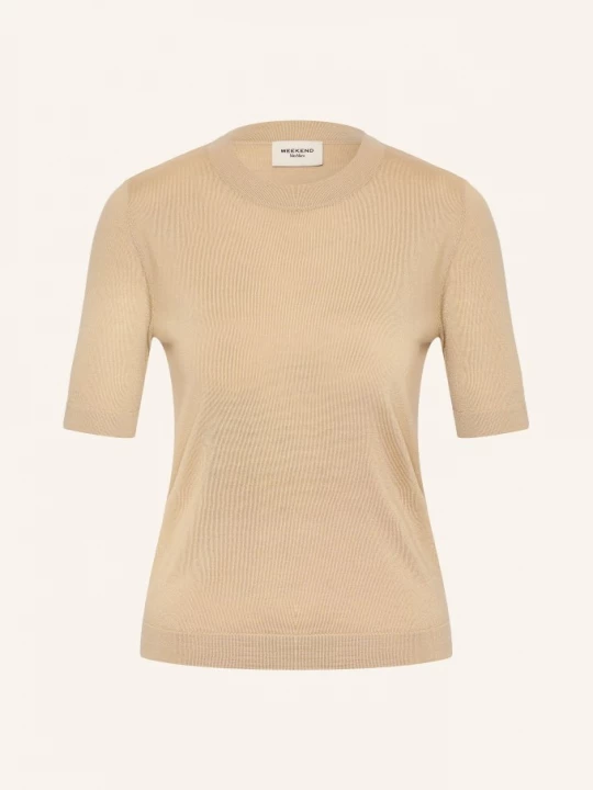 Obrázek produktu Weekend Max Mara Úpletové Tričko Tapioca béžová