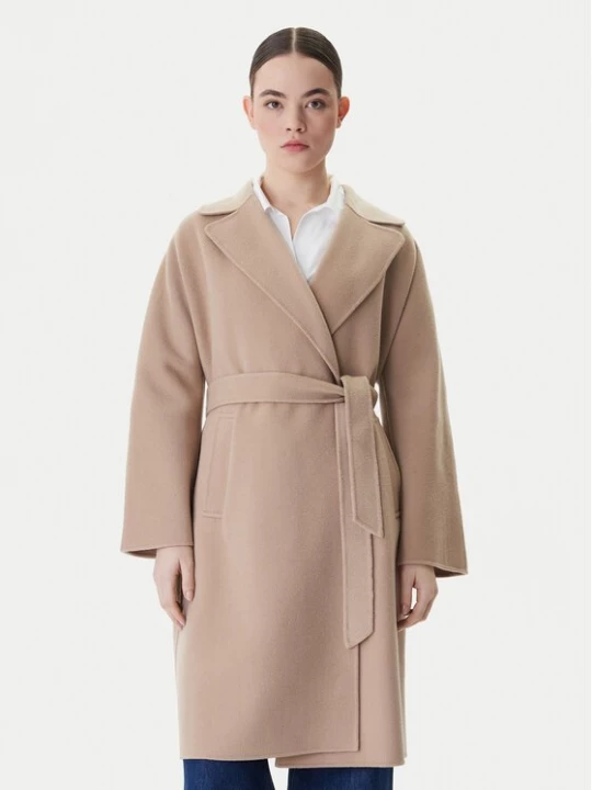 Obrázek produktu Weekend Max Mara Vlněný kabát Civada 2615011011 Béžová Regular Fit