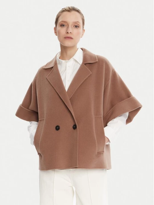 Obrázek produktu Weekend Max Mara Vlněný kabát Pera 2525086021 Hnědá Regular Fit
