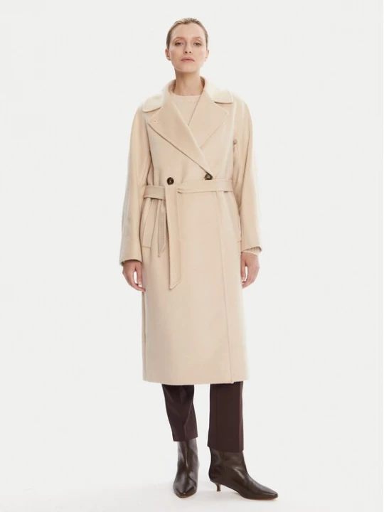 Obrázek produktu Weekend Max Mara Vlněný kabát Resina 2525016031 Béžová Regular Fit