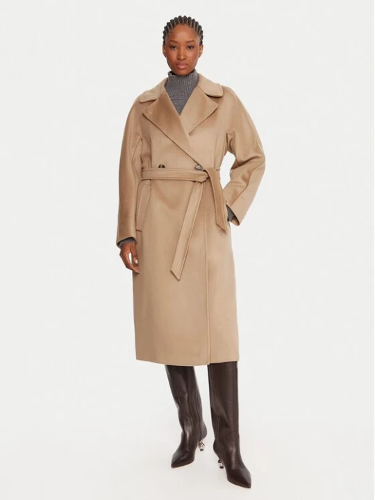 Obrázek produktu Weekend Max Mara Vlněný kabát Resina 2525016102 Béžová Regular Fit