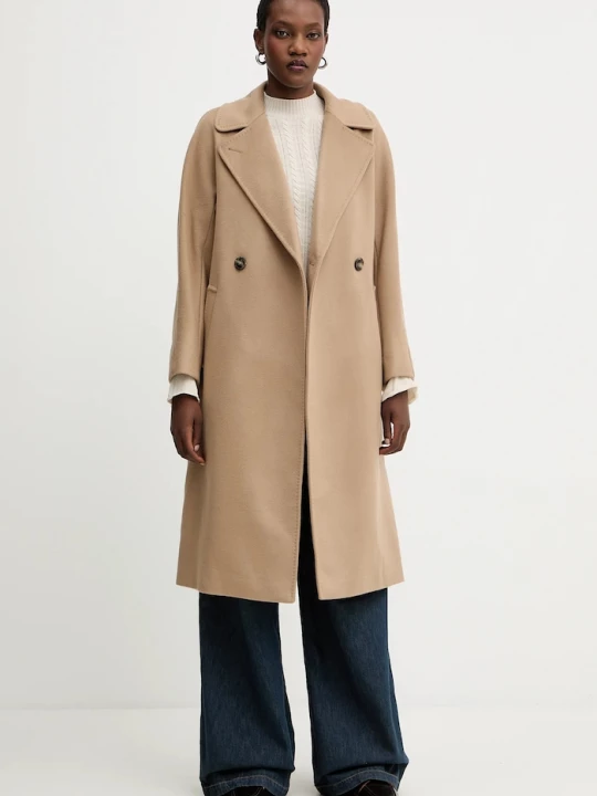 Obrázek produktu Weekend Max Mara Vlněný kabát Weekend Max Mara RESINA béžová