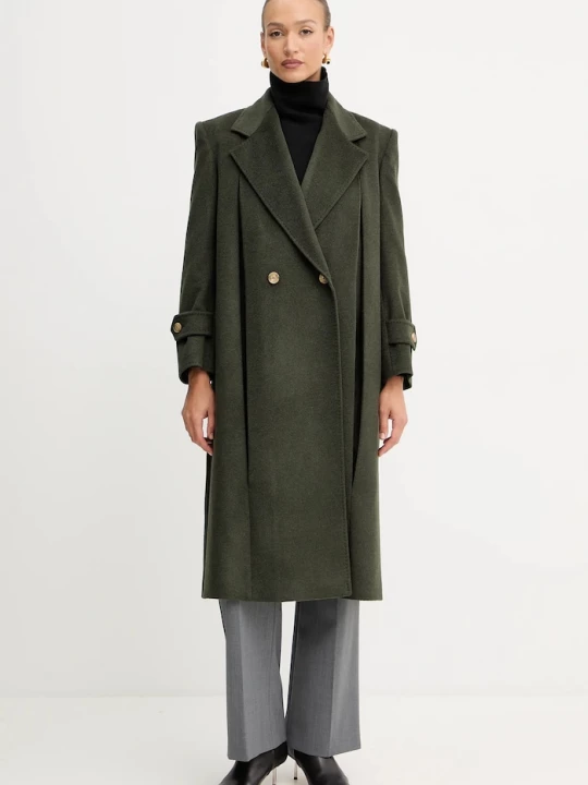 Obrázek produktu Weekend Max Mara Vlněný kabát Weekend Max Mara SMALTO zelená