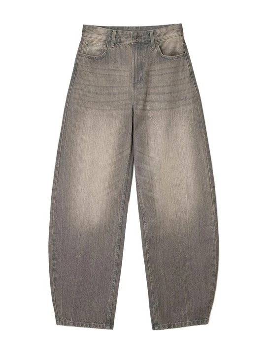 Obrázek produktu Wide leg Bershka světle hnědošedá