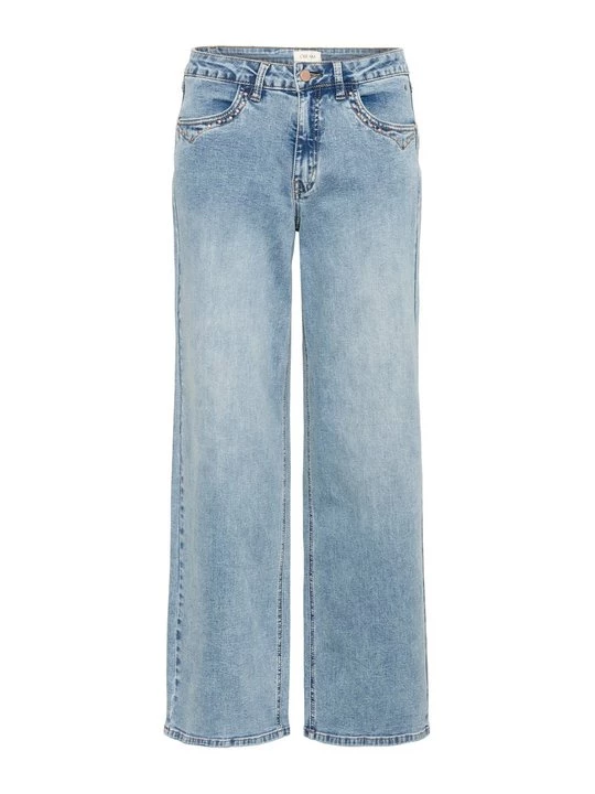Obrázek produktu Wide leg Cream sepraný denim