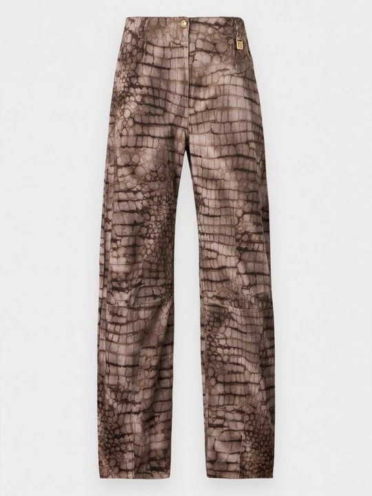 Obrázek produktu Wide leg Elisabetta Franchi tmavě hnědá