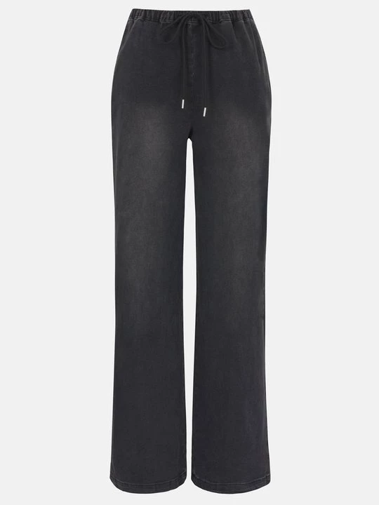 Obrázek produktu Wide leg Even&Odd černý denim