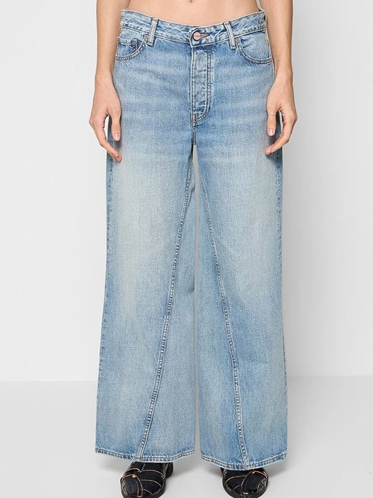 Obrázek produktu Wide leg Ganni světle modrá