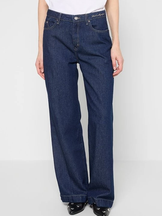 Obrázek produktu Wide leg KARL LAGERFELD tmavě modrá