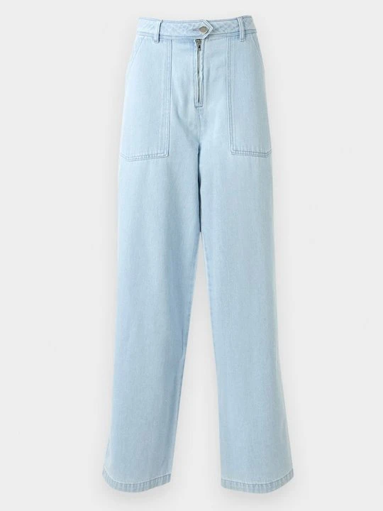 Obrázek produktu Wide leg Officine Générale modrý denim