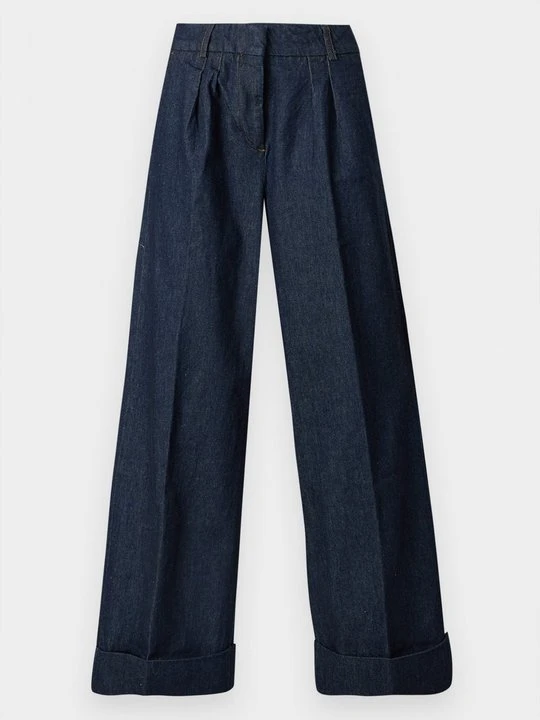 Obrázek produktu Wide leg Officine Générale tmavě modrá