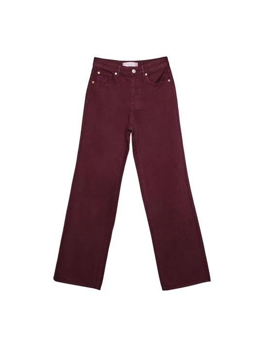 Obrázek produktu Wide leg Stradivarius bordó