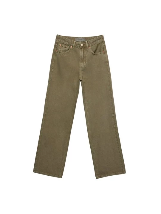 Obrázek produktu Wide leg Stradivarius khaki