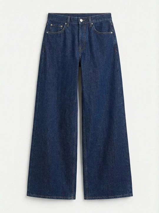 Obrázek produktu Wide leg Topshop tmavomodrý denim