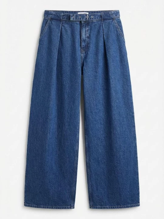 Obrázek produktu Wide leg Topshop tmavomodrý denim
