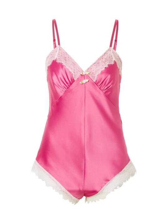 Obrázek produktu WILD LOVERS Pyžamo 'KIRSTEN' pink / bílá