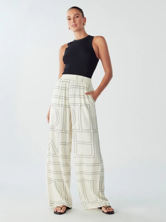 Obrázek produktu Willa Kalhoty 'Sky'  offwhite