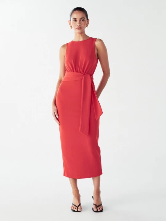 Obrázek produktu Willa Šaty 'ALEDA MIDI DRESS' korálová