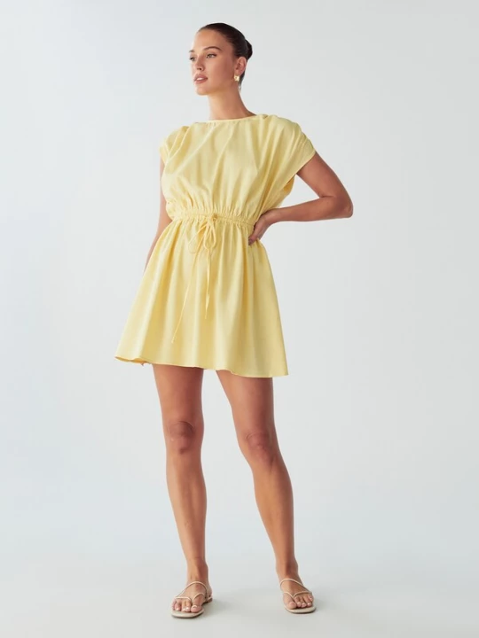 Obrázek produktu Willa Šaty 'CHAR TUCKED DRESS'  žlutá