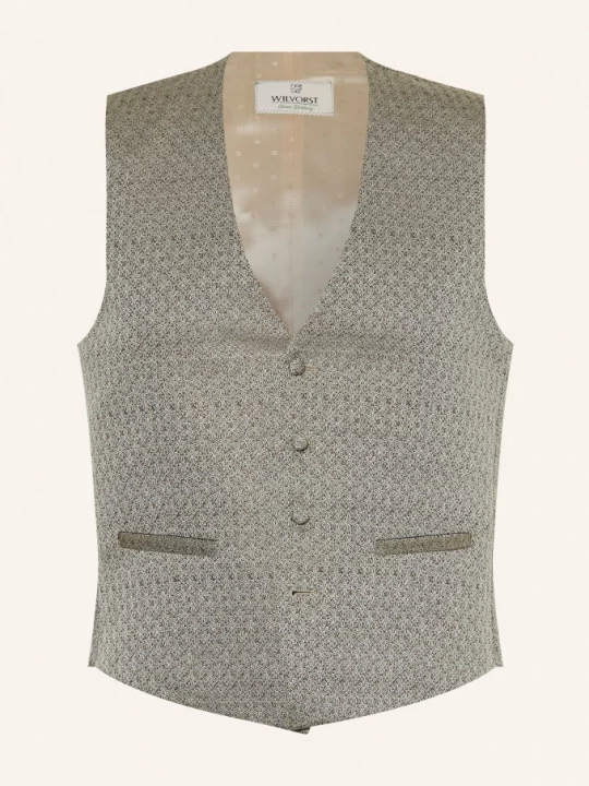 Obrázek produktu Wilvorst Vesta K Obleku, Extra Slim Fit 042 khaki gem.