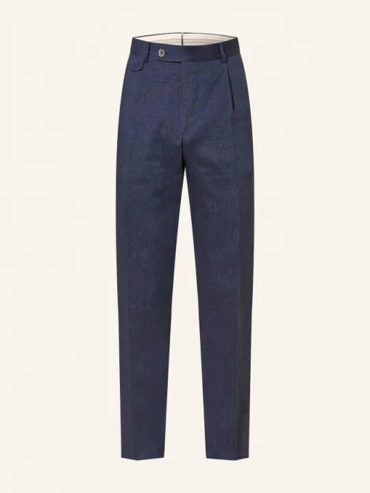 Obrázek produktu Windsor. Kalhoty Silvi Extra Slim Fit S Lněným Vzorem 410 navy 410