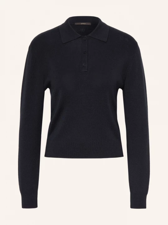 Obrázek produktu Windsor. Pletené Polo Tričko tmavě modrá