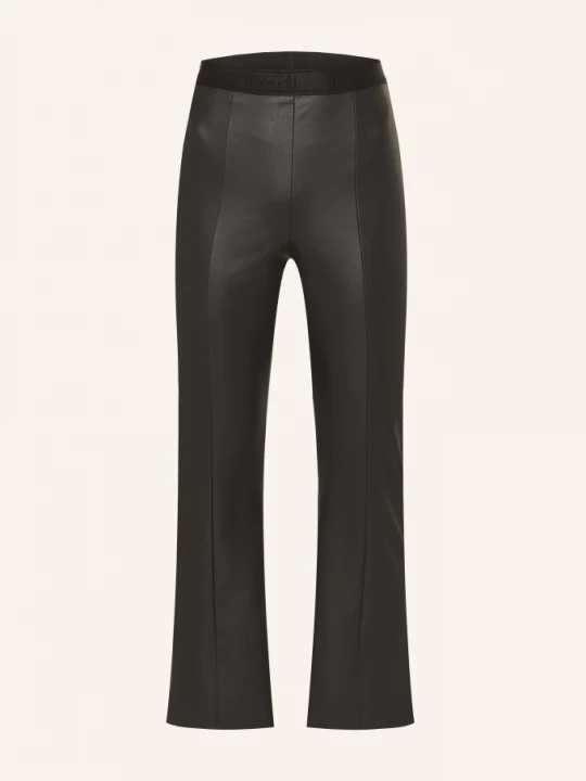 Obrázek produktu Wolford 7/8 Kalhoty Jenna V Koženém Vzhledu černá