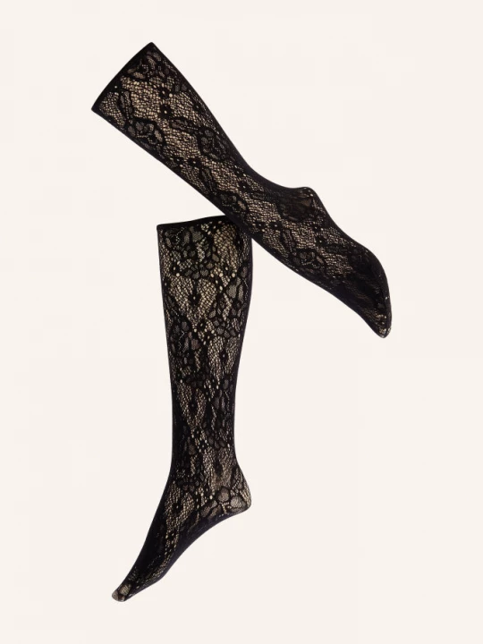 Obrázek produktu Wolford Jemné Ponožky Infite Rose Net 7005 black