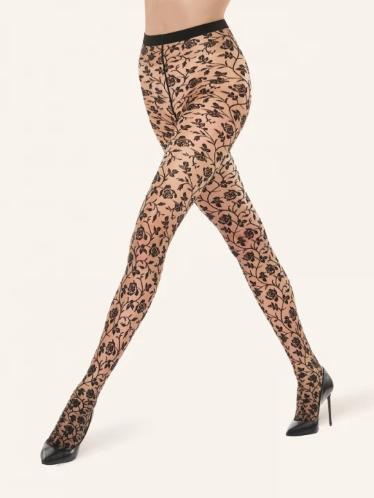 Obrázek produktu Wolford Jemné Punčocháče Rose 8641 fairly light/black