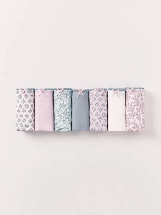 Obrázek produktu women'secret kalhotky dámské bavlněné 7-pack fialová