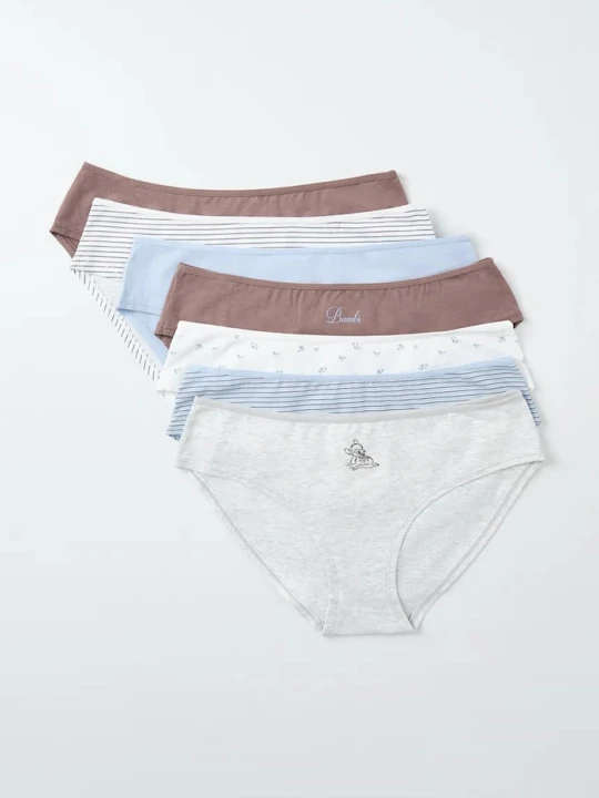 Obrázek produktu women'secret kalhotky dámské bavlněné s elastanem 7-pack
