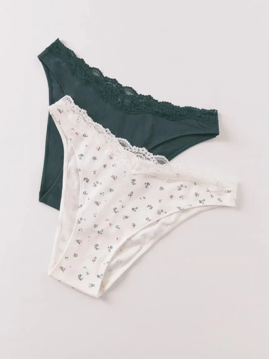 Obrázek produktu women'secret Kalhotky women'secret 2-pack zelená